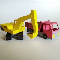 New Templates of Excavator and Dump Truck Released