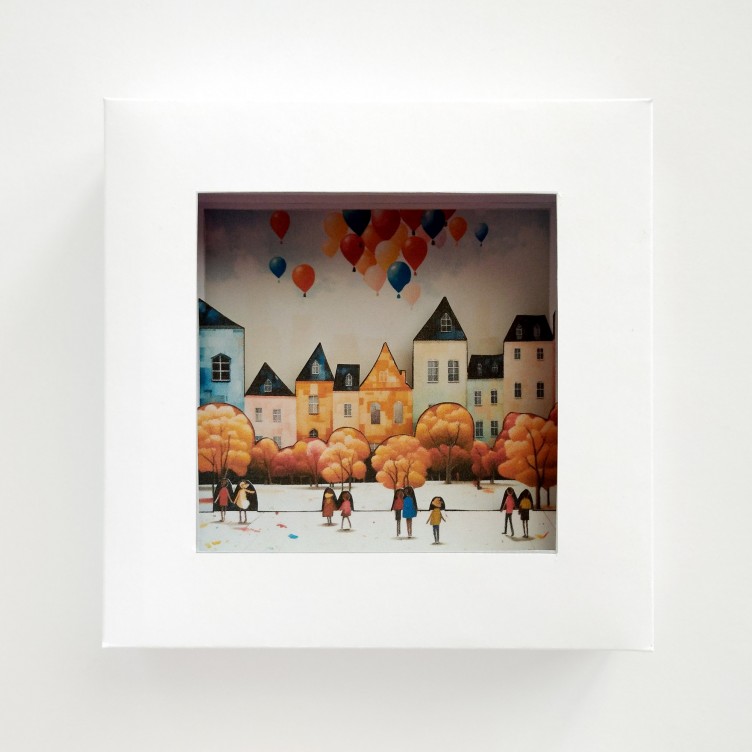 Globos sobre la ciudad Globos sobre la ciudad