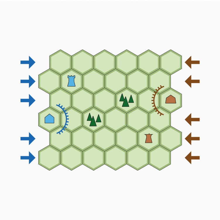 Mapa: Torres de Guardia