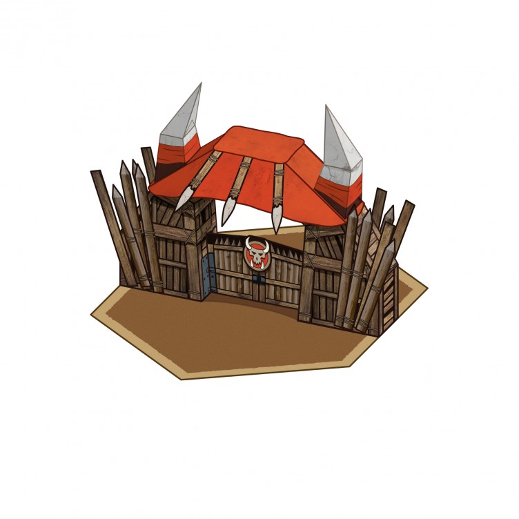 Puerta del Campamento Orco