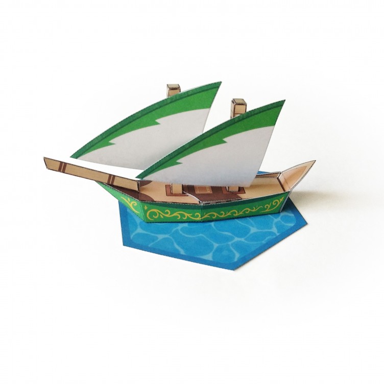 Barco de Vela Élfico