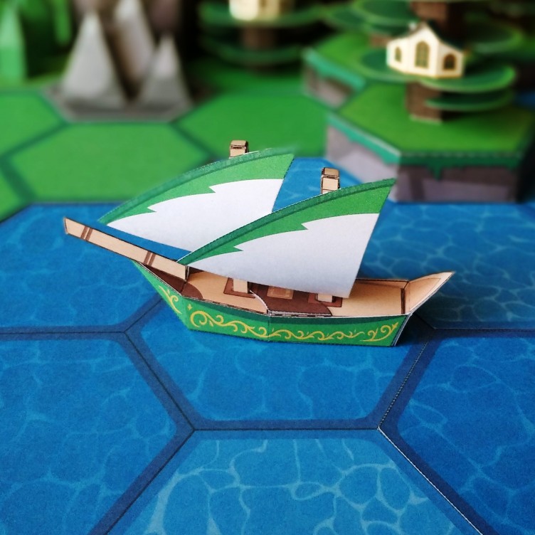 Barco de Vela Élfico