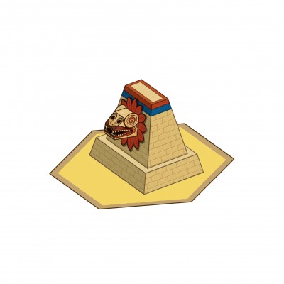 Estatua de serpiente emplumada