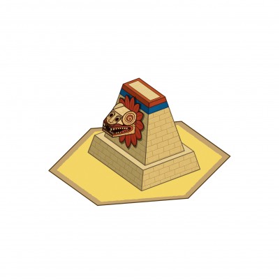 Estatua de serpiente emplumada