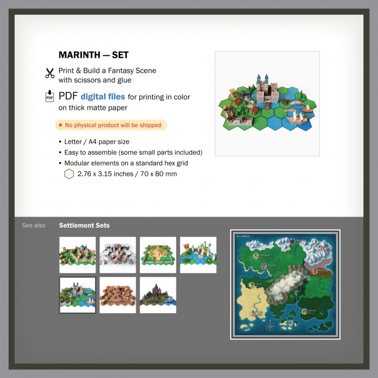 Marinth – Set de Ciudad Medieval Marinth – Set de Ciudad Medieval