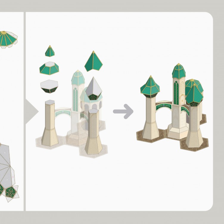 Myrinel – set de ciudad élfica