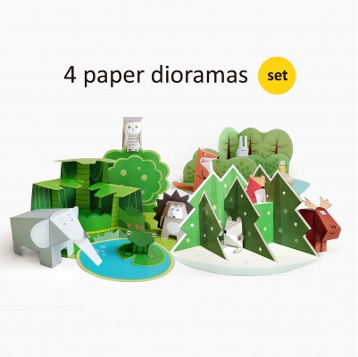 Conjunto DIORAMA VERDE