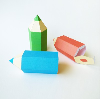 Caja de papel LÁPIZ