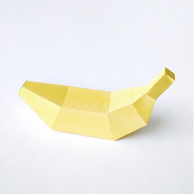 Juguete de papel PLÁTANO Juguete de papel PLÁTANO