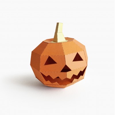 Juguete de papel CALABAZA DE HALLOWEEN