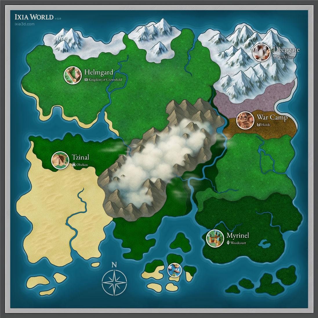 Ixia World Map 1.0