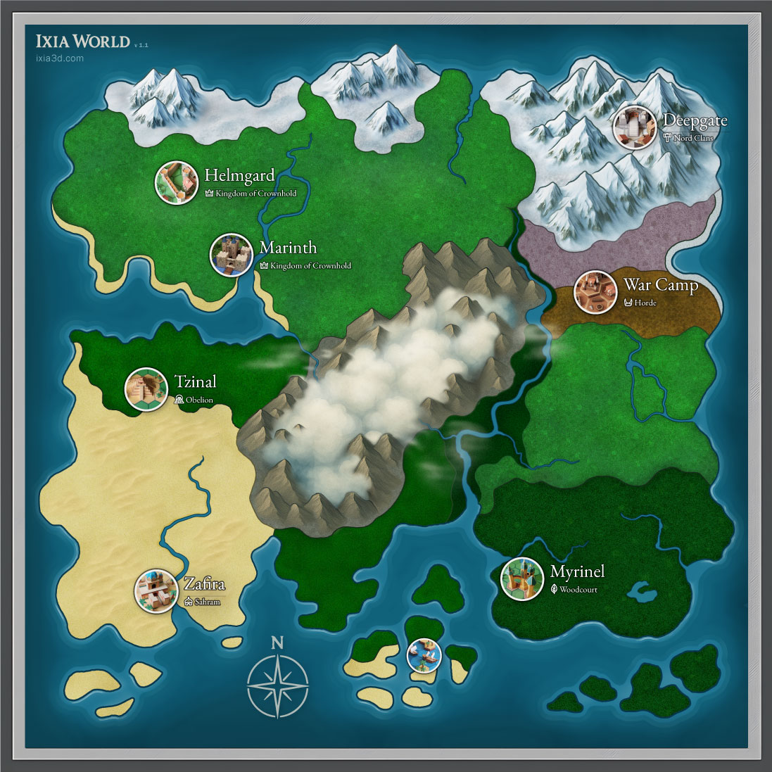 Ixia World Map 1.1