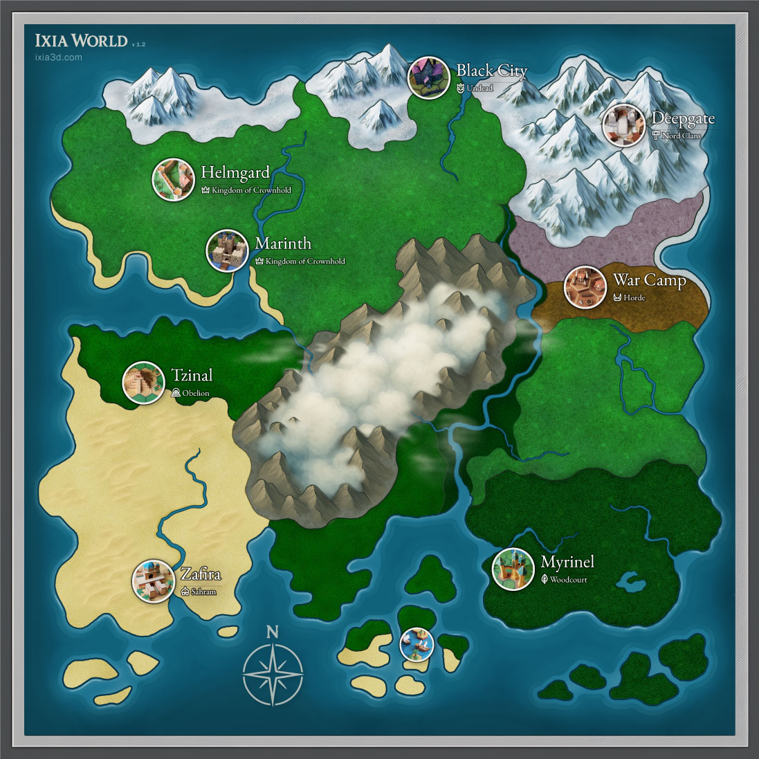 Ixia World Map Expanded — Version 1.2